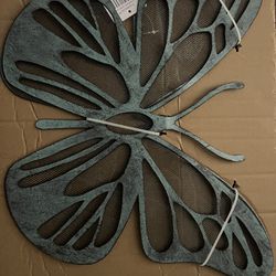 Adeco Metal Butterfly Wall Decor