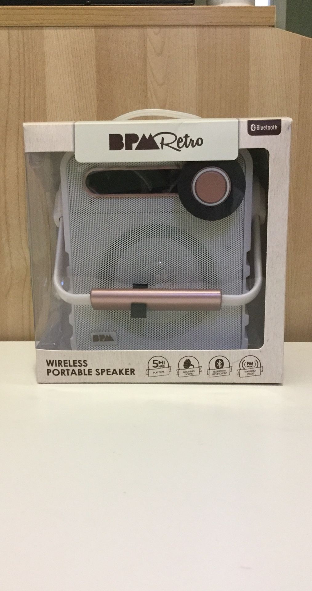 BPM RETRO Wireless Portable Speaker Bluetooth