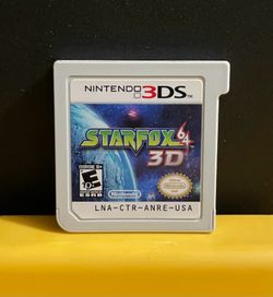 Starfox 64 3D Star Fox for Nintendo 3DS video game console system or XL New 2DS like N64