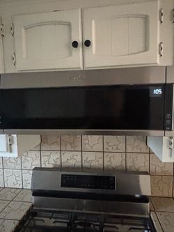 Whirlpool over the range  microwave