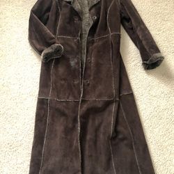 Ladies Sz M Long Jacket