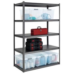 Gorilla Rack Z-Beam 5-shelf Steel Storage Rack — 48“ x 24“ x 72"