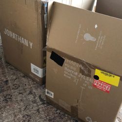 Jonathan Y Kitchen Pendant Lights (2) Brass