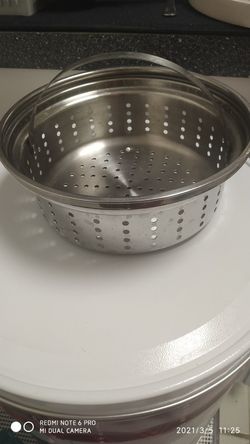 Small stainless steel streamer basket