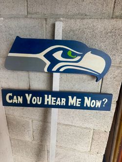 Seahawks yard sign
