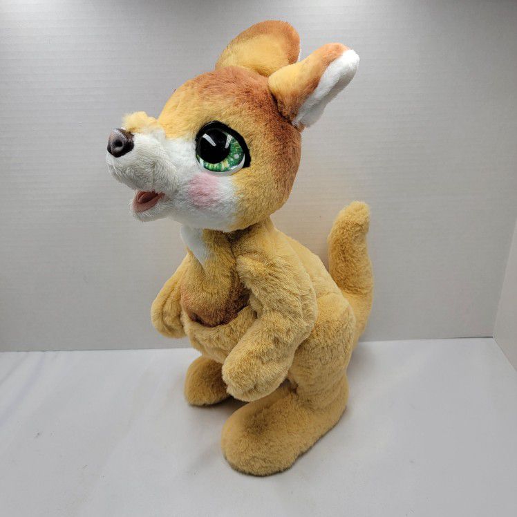12" FurReal Mama Josie The Kangaroo  Interactive Toy Stuffed Animal Plush Works