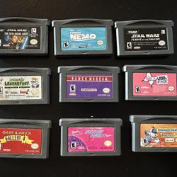 Nintendo Gameboy Advance Games 