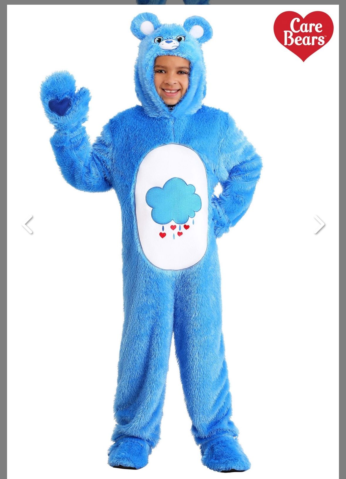 Large -Child Grumpy Care Bear Co