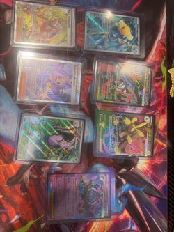 Pokemon card lot charizard psyduck