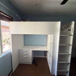 IKEA Bunk Bed Style  With Desk 