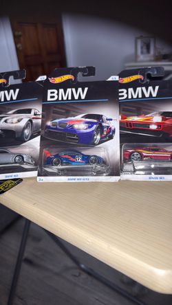 Hot Wheels BMW Series Die-Cast Cars Set of 3