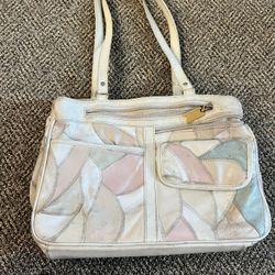 Vintage Colorblock Geometric Purse Handbag