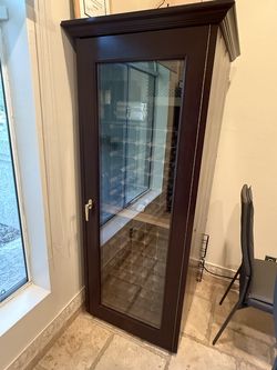 Vinotemp Cherry Wood 224 bottle Wine Cabinet with Wine mate cooling system