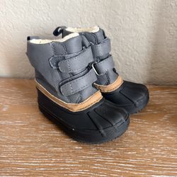 Toddler boy snow boots 