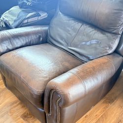 Leather Recliner Chair 