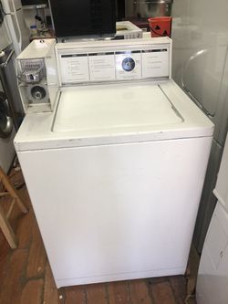 Kenmore coin operated washer machine