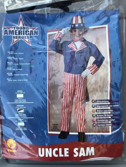 Uncle Sam kids costume Med 8-10