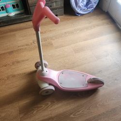 Girls Pink Radio Flyer 3 Wheel Scooter