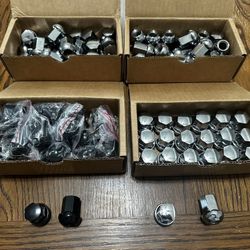 Forge Steel Black/Chrome Porsche Lugs