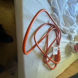 Orange 6 foot extension cord