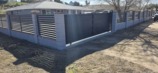 Wrought Iron Gates Fence Slide Gates Composite Fence