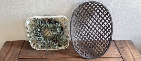 Tobacco basket farmhouse