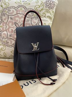 Authentic Louis Vuitton Lockme Backpack Marine Blue Color . Bought