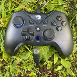 🎮 PC Wired Controller — Black/Blue