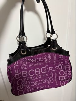 BCBG girls purple shoulder bag