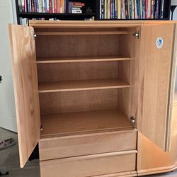 Wooden cabinet with multiple Shelves