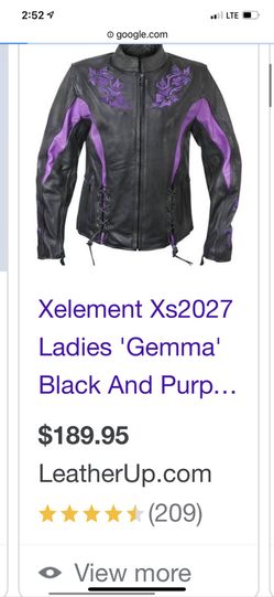 Nwt Xelement Womens Biker Jacket Xl