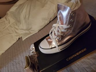 Converse Pink Metalic Shoes