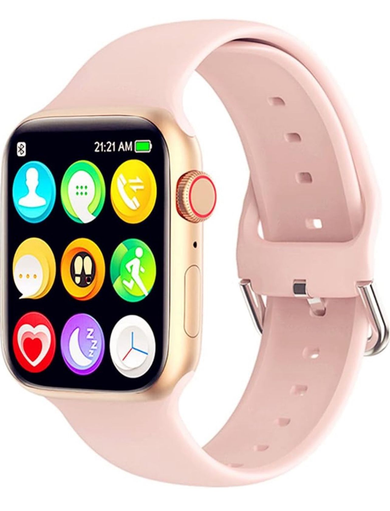 Brandnew Smart Watch for Android iOS Phones Compatible with iPhone Samsung, 2.01'' Touchscreen Fitness Tracker Smartwatch with Call/SMS/Heart Rate/Ped