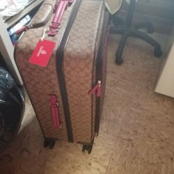 Coach suitcase