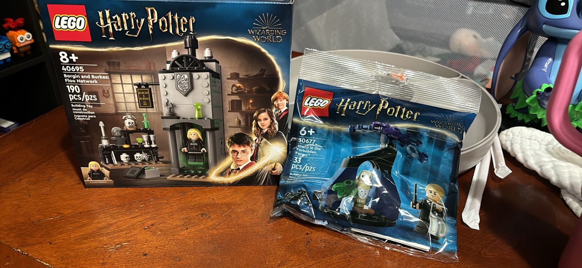 Harry Potter Lego Borgin And Burkes Set With Draco In The Forbidden Forest