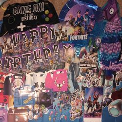 Fortnite Birthday Party Decorations/ Party Supples