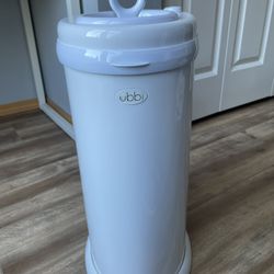 Ubbi Diaper Pail White