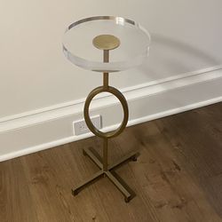 Lucite End Cocktail Table 