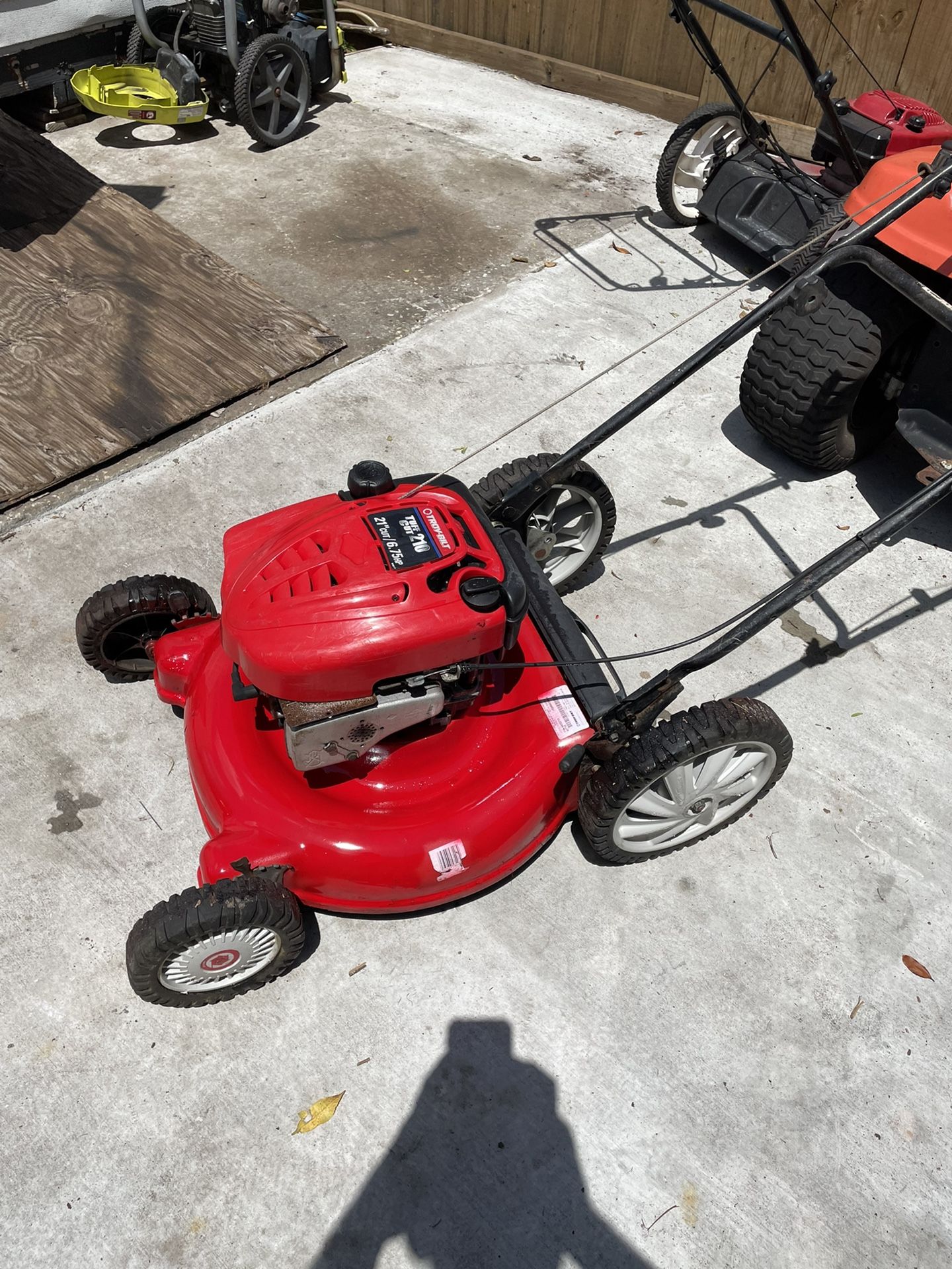 big wheel with push handle