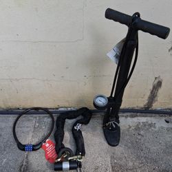 Bicycle Locks And Pump (Yes, Available) All For 30