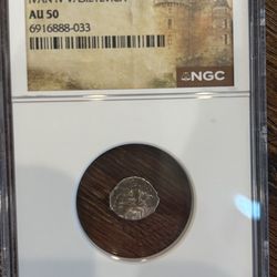 1500s Russia Hammered Silver Coin – Ivan the Terrible – NGC