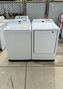 Samsung Washer & Gas Dryer with Warranty