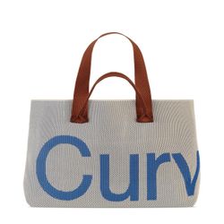 Curves by Sean Brown Curves Perforated Knit Tote- Marine