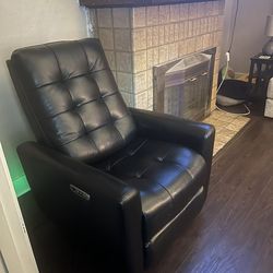 New Reclining Leather Chair