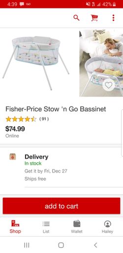 Fisher price bassinet