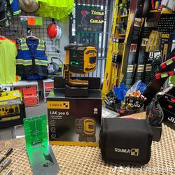 Stabila LAX 300 Green Laser Level Tool Set $390.