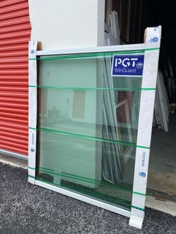PGT 57x64 1/2 IMPACT PICTURE WINDOW LOW-e NEW