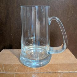 Set of Four Glass Beer Steins