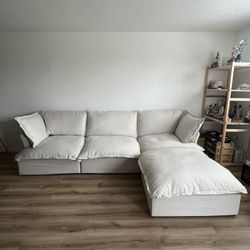 Beige Cloud Sectional ( New In Box)