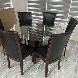 6 Chair Breakfast Table